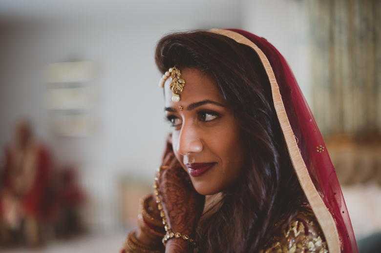 bride getting ready - Asian Wedding Photography - Hindu wedding photography