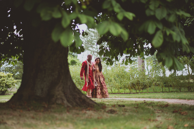 bride and dad arriving - Asian Wedding Photography - Hindu wedding photography