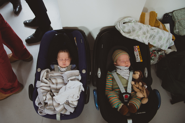 babies sleeping while ceremony