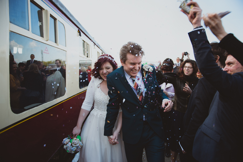 Railway wedding photography buckinghamshire, Buckinghamshire Railway Centre Wedding