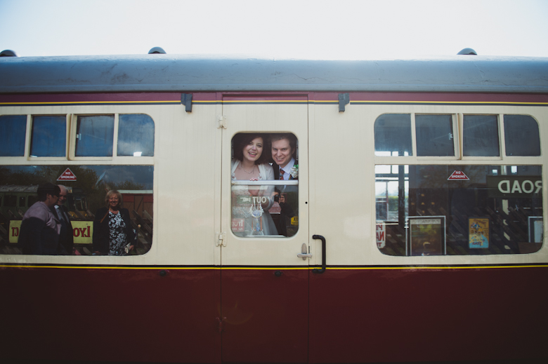 Railway wedding photography