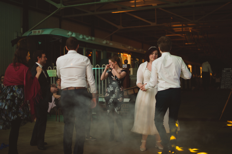 guest dancing - Buckinghamshire Railway venue