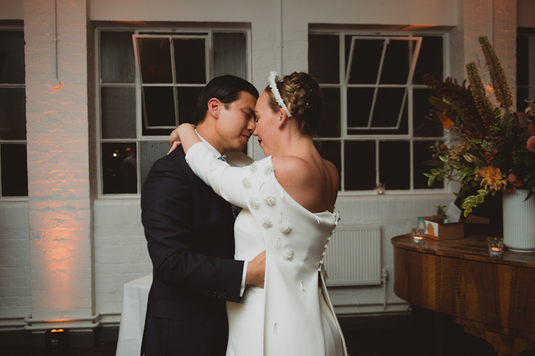 First dance at the wedding reception in East London - Bistrotheque