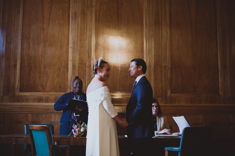 London Wedding Photographer- Hackney Town Hall Wedding Ceremony