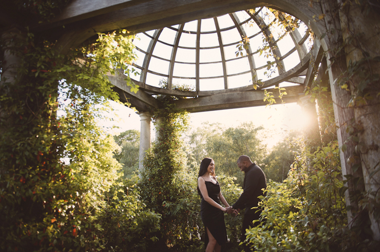 Engagement Shoot London Hampstead Heath Pargola Hill Gardens