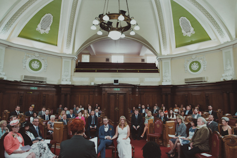 Islington Town Hall London wedding venues - natural photography