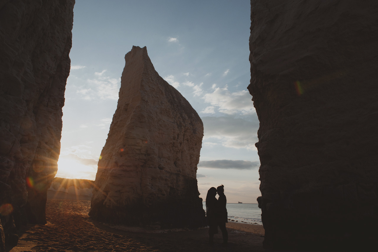 Botany Bay Engagement Shoot - London wedding photographer - Sasha Weddings - natural wedding photography UK