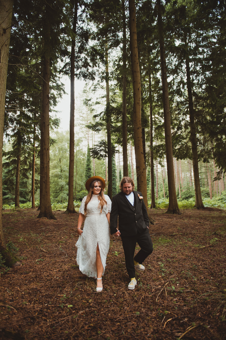 New Forest Wedding in the Woods Photography