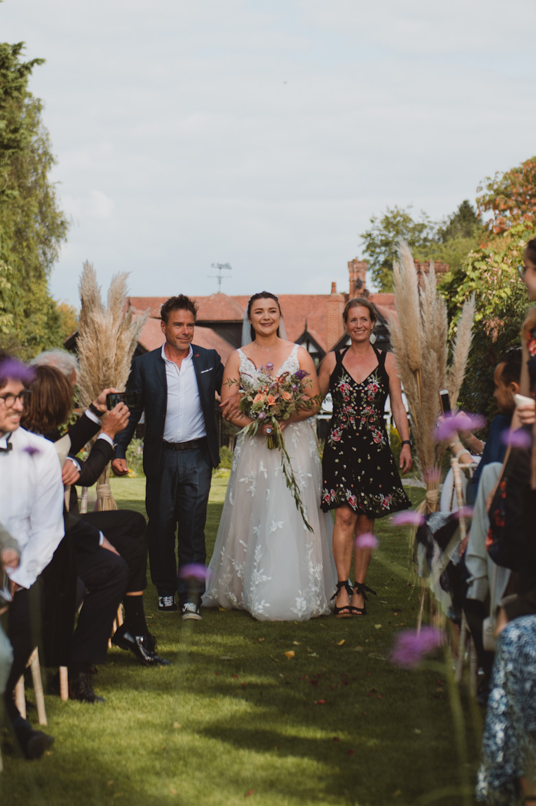 intimate ceremony wedding Bourne End by the river Uk wedding photographer