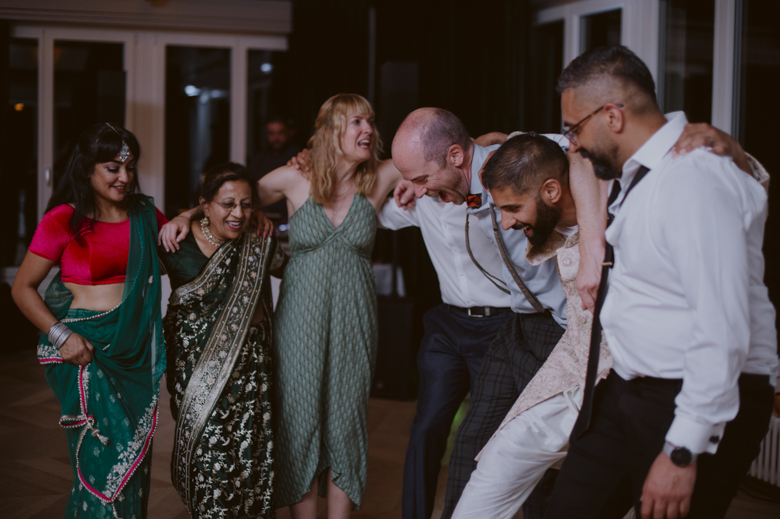 Zurich Wedding - Indian Wedding - mixture of cultures - swirl couple