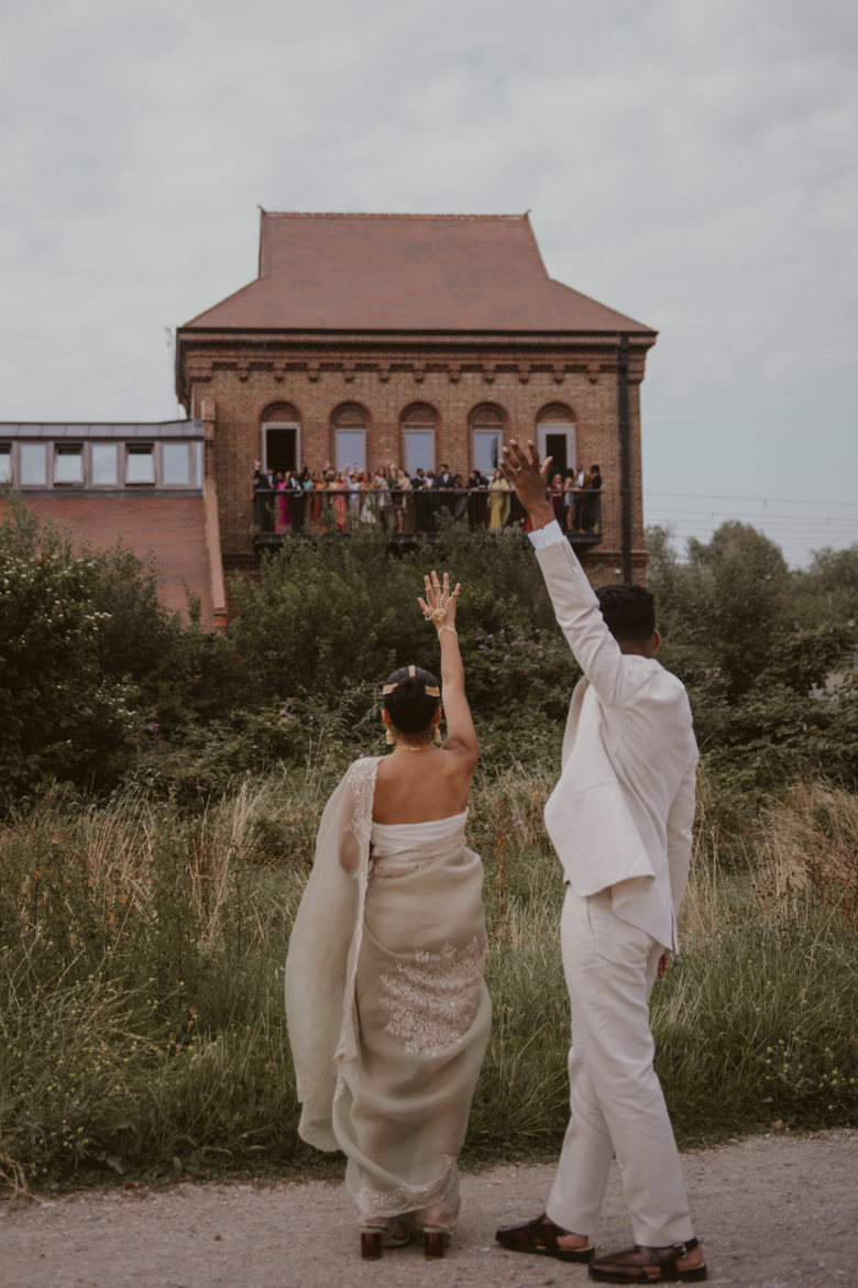 Walthamstow Wetlands Wedding Venue Photographer London Sasha Alexandra Mihalova - natural candid wedding photography East London