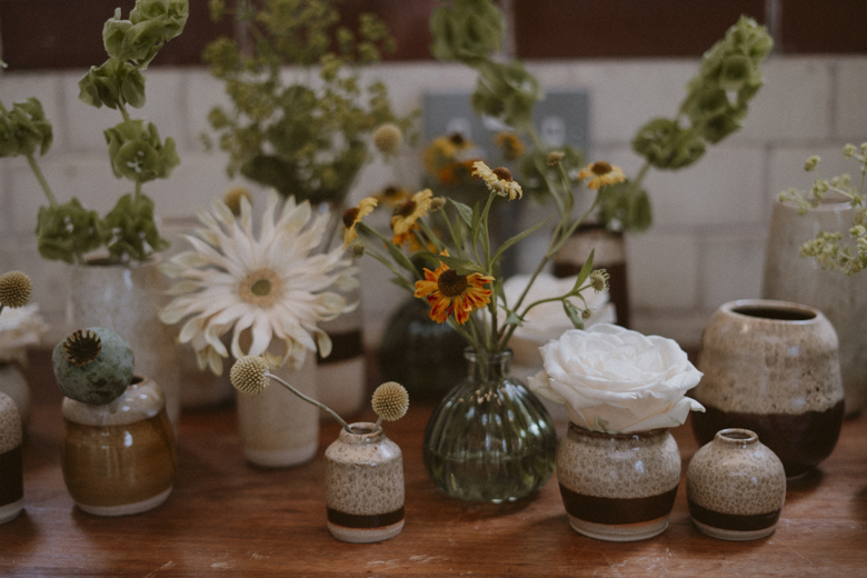 Walthamstow Wetlands Wedding Venue Photographer London Sasha Alexandra Mihalova - detail shot of flowers