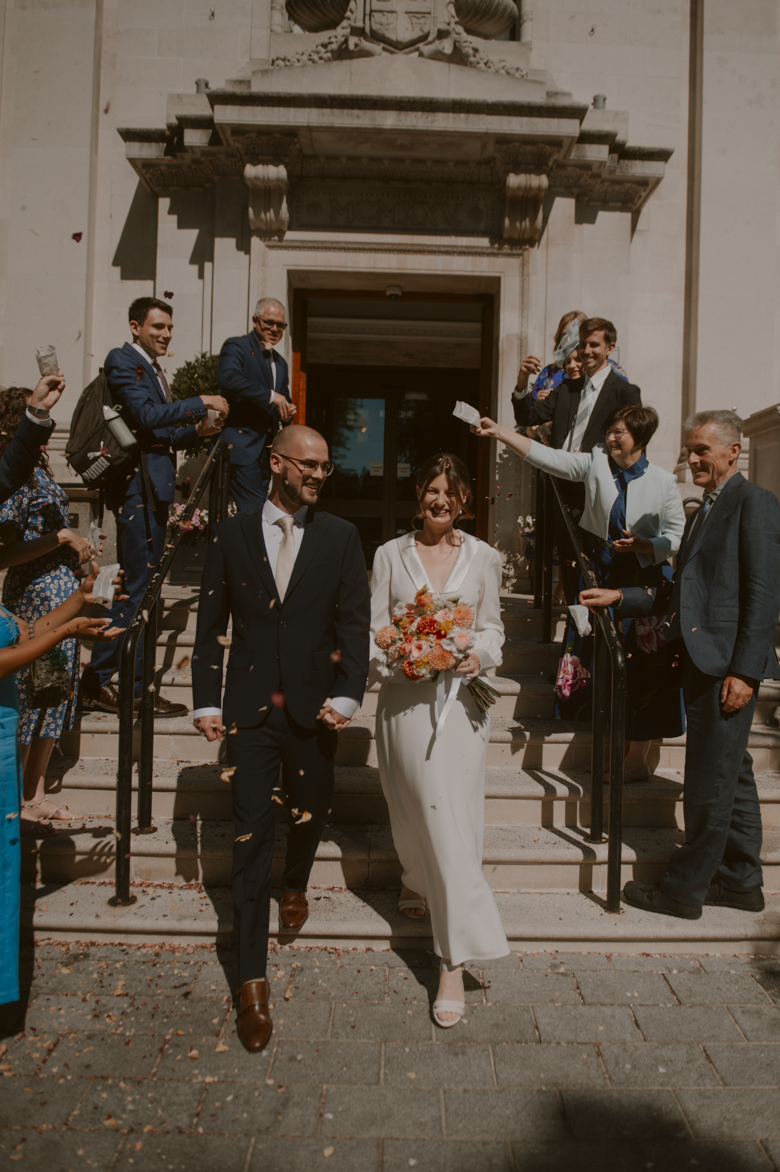 Islington Town Hall Wedding Photographer London - Candid photography - 35mm film photographer